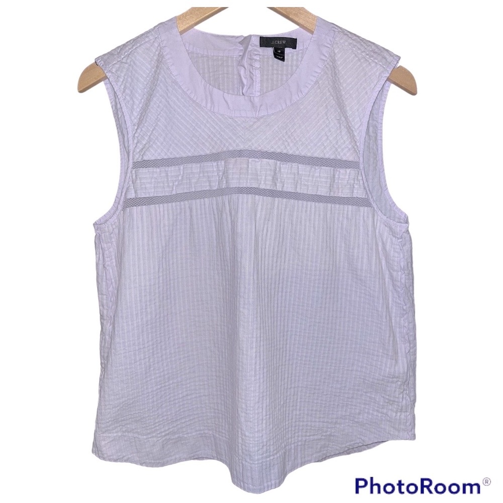 J. Crew Lilac Sleeveless Blouse